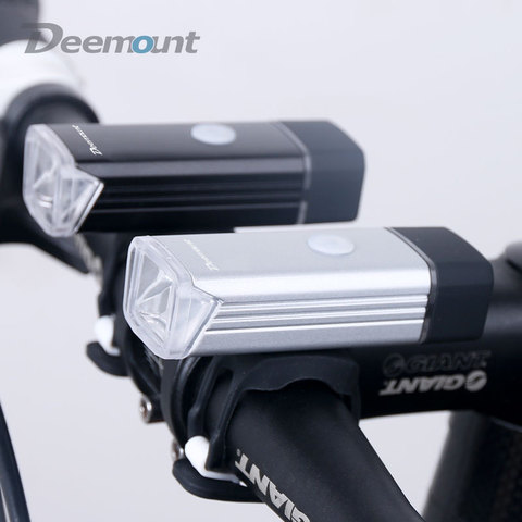 Bicicleta luz delantera de la bicicleta de alta potencia impermeable USB recargable luz de la bici de la seguridad advertencia LED manillar ciclismo Luz de bicicleta ► Foto 1/5