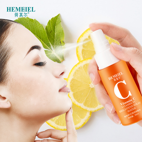 HEMEIEL-100% de vitamina C para cuidado de la piel, espray Facial brillante, suero hidratante que reduce los poros, Control del aceite, blanqueador ► Foto 1/6