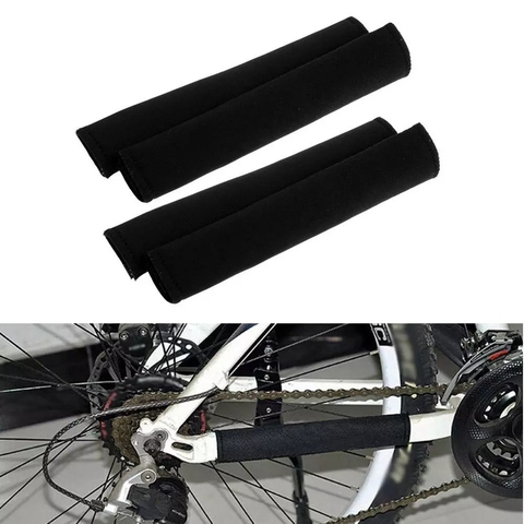 Protector de cadena de neopreno para ciclismo, Protector de cadena para cuadro de bicicleta de montaña ► Foto 1/6