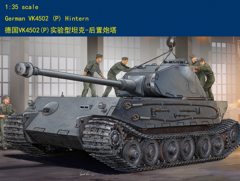 Hobby jefe modelo 82445 de 1/35 alemán VK4502 (P) Hintern de plástico modelo kit de hobbyboss trompetista ► Foto 1/1