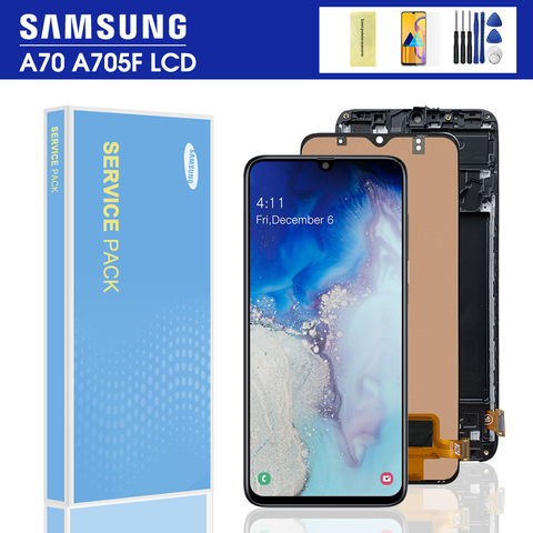 Pantalla LCD de 100% pulgadas para móvil, montaje de digitalizador con pantalla táctil de SM-A705MN para Samsung Galaxy A70, A705, A705F, 6,7 probado ► Foto 1/6