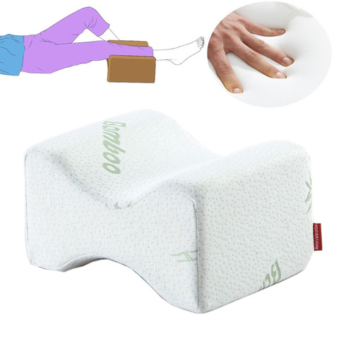 Novedad en almohada de espuma viscoelástica para rodilla, espaciadora para cama, cojín de cuña para aliviar la presión del sueño, almohada para rodilla, almohada para dormir ► Foto 1/6