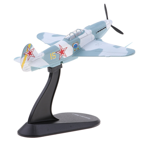 Modelo de avión militar fundido a presión, artesanía de colección de avión 1:72 Yakovlev Yak-3 ► Foto 1/6