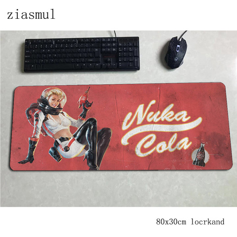 Fallout-alfombrilla de ratón de 80x30cm, alfombrilla de ratón de ordenador, accesorios de juegos, alfombra para ratón teclado personalizada, juegos de pc ► Foto 1/4