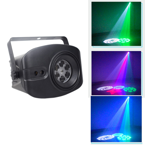 2022 el más nuevo RGBW luz Disco DJ Láser LED etapa proyector rojo azul lámpara verde USB recargable boda cumpleaños fiesta DJ lámpara ► Foto 1/6