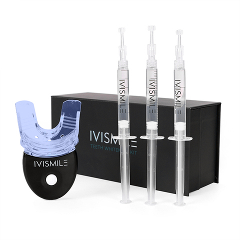 IVISMILE-Kit de blanqueamiento Dental con luz Led, cuidado bucal, limpieza de lejía, peróxido profesional, uso doméstico, máquina de Instrumentos dentales ► Foto 1/6