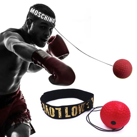 Pelota para golpear a los reflejos de boxeo, MMA Sanda, entrenamiento de reacción para los ojos, gimnasio, Muay Thai, accesorios para ejercicio físico ► Foto 1/6