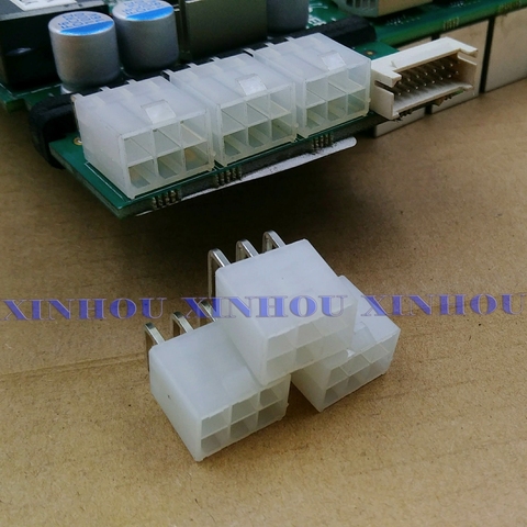 Conector de 6 pines para minero Asic, conector de alimentación looper para antminer S9 S9k S9j l3 DR3 T9 Z11 Z9 B7 X3 A4 A9 M3 Z1PRO Eibt E10.2, 50 Uds. ► Foto 1/4