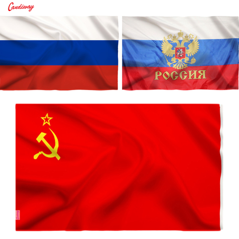 CCCP al aire libre ruso república Federal banderas rusas país pancarta de gran calidad poliéster bandera rusa casa Dec NN002 ► Foto 1/6