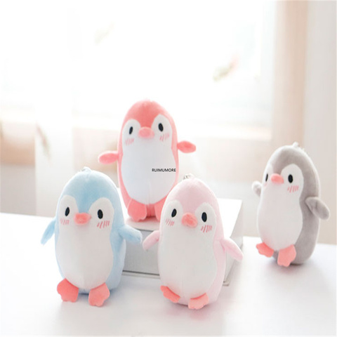 Pingüino de peluche grande de 12CM, 4 colores, llavero de regalo para bebé chico ► Foto 1/6