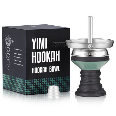 Guangzhou yingshang Hookah Premium piedra cabeza de Shisha con recipiente de carbón tubo de ► Foto 1/6