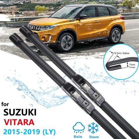 Escobillas de limpiaparabrisas delantero para coche, accesorios de pegatinas para Suzuki Vitara 2015, 2016, 2017, 2022, 2022 ► Foto 1/6