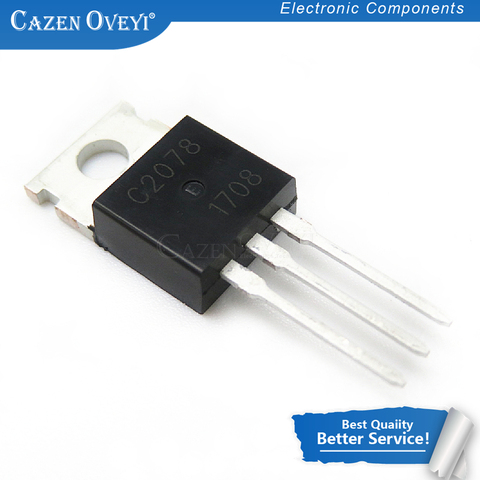 10pcs/lot 2SC2078 C2078 2078 TO-220 3A 80V In Stock ► Foto 1/1