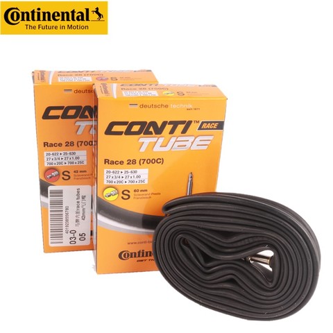 Tubos de carrera Continental, 28 FV, 700 x20c-25c, válvula de 42mm, 60mm, neumático interior para neumático de salida, 700 x20c, 700 x23c, 700 x25c, bicicleta de carretera ► Foto 1/6