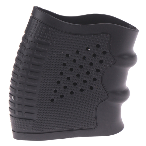 Funda protectora de goma antideslizante para pistola táctica, funda de agarre para Glock, accesorios de pistola negra ► Foto 1/6