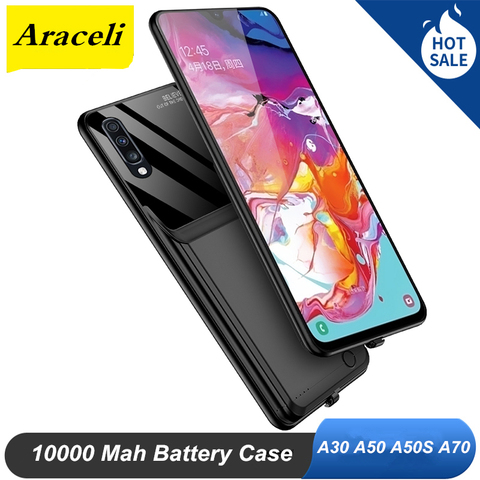 Funda para Samsung Galaxy A30S A50 A50S A70, 10000 Mah, cargador de batería, batería externa ► Foto 1/6