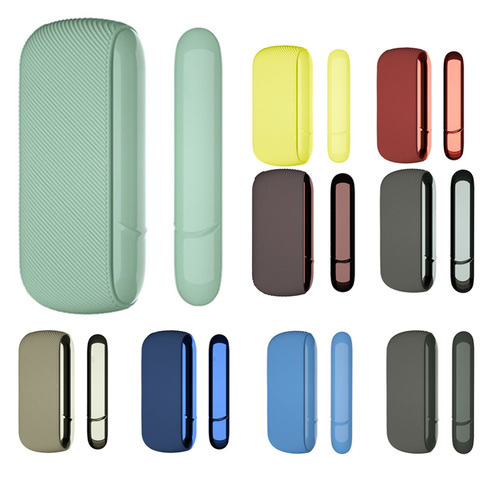 Cubierta lateral de silicona de sarga fina, 14 colores, funda protectora completa para IQOS 3,0/3 DUO, funda exterior para accesorios IQOS ► Foto 1/6