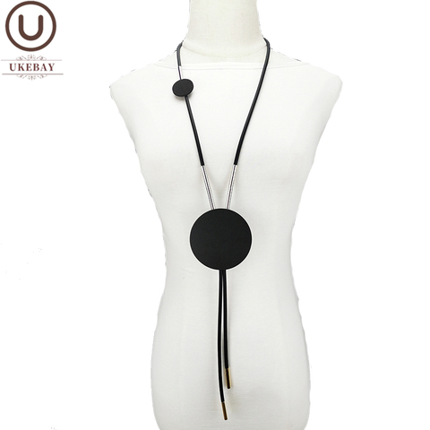 UKEBAY larga declaración collares para las mujeres étnicas collares encuentro ropa gótico collar de joyas hechas a mano de moda cadenas para suéter ► Foto 1/6