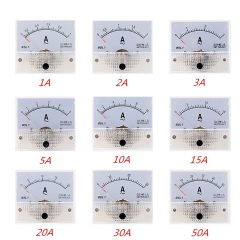 85L1 medidor de Panel AC de Panel analógico amperímetro Dial actual de puntero amperímetro 37MD ► Foto 1/5