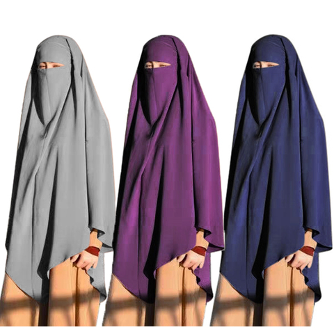 Eid Hijab musulmán mujeres ropa de oración larga Khimar Djellaba Jilbab Abaya Ramadán vestido Dubái árabe islámico Niqab Burka Jubah Hijabs ► Foto 1/1