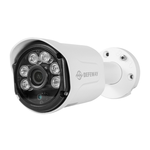 DEFEWAY-cámara IP de vigilancia tipo bala, videocámara POE de 2MP, visión nocturna IR, detección de movimiento de 100 pies, impermeable, IP66, para nuestro sistema ► Foto 1/3