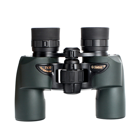 Binoculares compactos 7x30 HD impermeable lll visión nocturna gran angular Binocular al aire libre Camping caza pájaro ver telescopio ► Foto 1/6