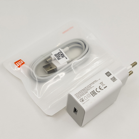 Xiaomi mi 9 SE cargador rápido QC3.0 18W adaptador de carga rápida USB Cable de tipo C para mi 9 8 iPhone 6 9T A1 A2 rojo mi nota 7 8 K20 k30 Pro ► Foto 1/6