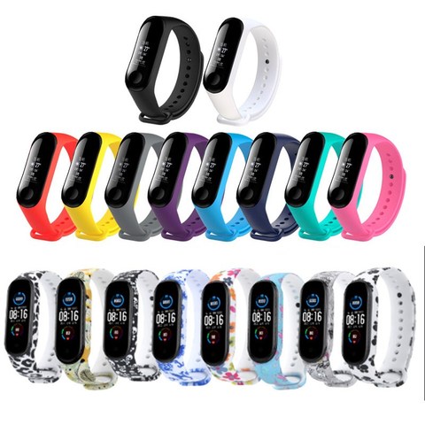 Correa de silicona reloj de pulsera inteligente para Xiaomi Mi Band 2, 3, 4, 5 ► Foto 1/6