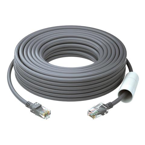 ZOSI Cat5e Cable Ethernet 65ft/100ft blanco-Cable de Cable RJ45 de red de alta velocidad para sistema de cámaras de seguridad POE, interruptor PoE, etc. ► Foto 1/6