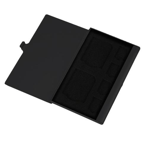 Caja de almacenamiento portátil para tarjeta de memoria TF, bolsa de aluminio para microsd/micro soporte ► Foto 1/6