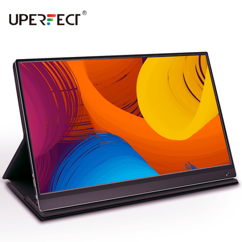 UPERFECT-Monitor táctil portátil de 15,6 pulgadas, pantalla táctil con USB C, HDMI, con batería para Samsung DEX EMUI, interruptor de ordenador portátil PS4 ► Foto 1/6