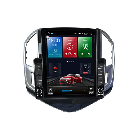 Radio Multimedia con GPS para coche, Radio con reproductor, Android 9,7, 10,1 pulgadas, navegador, SIN DVD, para Chevrolet Cruze J300 J308 2012 2015, tipo Tesla ► Foto 1/5