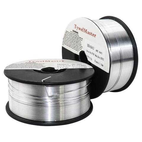 Alambre de soldadura de aluminio ER4043 AlSi5 ER5356 AlMg5Cr 0,5 kg 0,8/1,0/1,2mm D100mm Gas Shield Material de soldadura de aleación de aluminio MIG Wire ► Foto 1/6