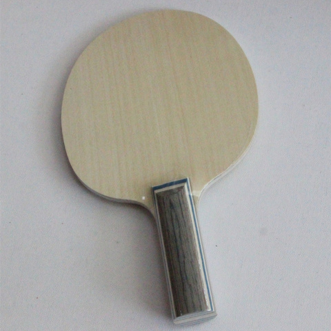 Lemuria Vis profesional 5 capas de madera con 2 capas arylate de fibra de carbono de tenis de mesa de hoja larga o corta manejar ping pong raqueta ► Foto 1/1