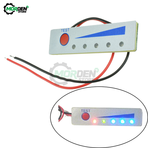 Indicador de capacidad de batería de litio 3S 4S, medidor de tablero de pantalla LED de energía eléctrica, resistente al agua, 12V, 16,8 V ► Foto 1/6