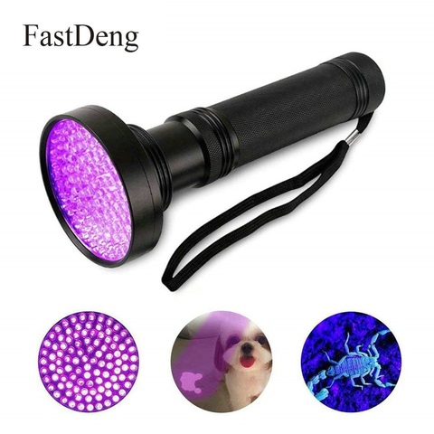 Linterna LED UV de luz ultravioleta para mascotas, luz negra de 395nm, Detector de manchas de orina, escorpiones, insectos de cama, batería AA/14500 ► Foto 1/6