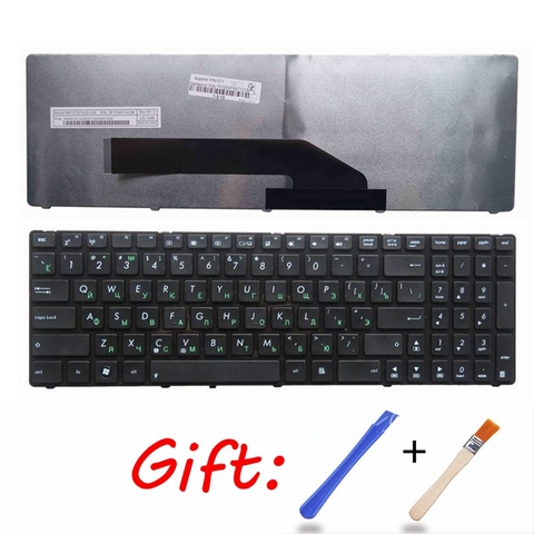 Teclado de ordenador portátil ruso para ASUS K50 K50I K50C K50AB K50AD K51 K51A K50AF K50IN P50 P50IJ K50E X50A K72 K60 X5D X50AF K62 K70 RU ► Foto 1/6