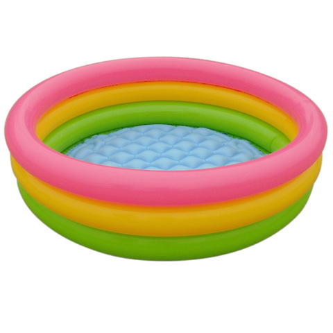 Piscina inflable de verano para bebés, juguete infantil, bañera redonda, portátil, para deportes al aire libre ► Foto 1/6