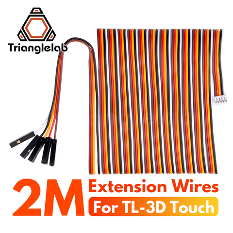 Trianglelab nueva impresora 3D 3D TOUCH 2 metros extensión cables TL-touch sensor de nivelación de cama automático extensión cables para ender3 CR10 ► Foto 1/6