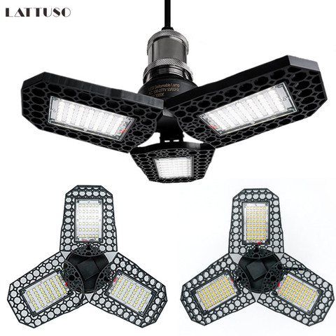 Luz LED para garaje E27, 40W, 60W, 80W, deformación, ángulo ajustable, AC85-265V, Industrial, luz LED para garaje y taller ► Foto 1/6