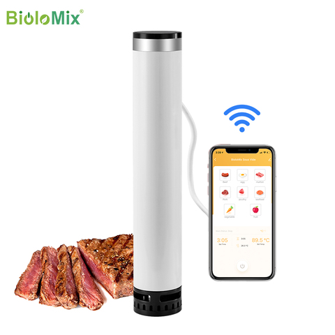 BioloMix 4th generación Wifi inteligente olla Sous Vide IPX7 impermeable superfino térmica de inmersión circulador con Control de APP ► Foto 1/6