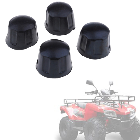 4 Uds. De tuercas de goma para cuatrimoto, cubiertas de goma para 50cc, 70cc, 110cc, 125cc, accesorios para Go Kart ATV, Protector de polvo ► Foto 1/6