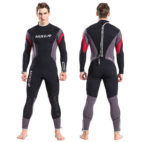 Hisea-traje de buceo de neopreno para hombre, novedad, 2,5mm, para Surf y Triatlón ► Foto 1/6