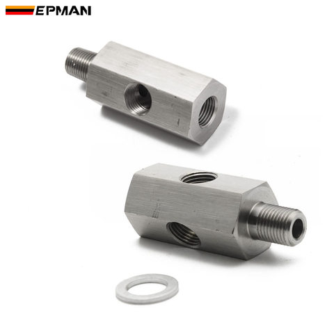 EPMAN-Sensor de presión de aceite para coche, adaptador Turbo NPT de 1/8 pulgadas y 1/8 pulgadas, BSPT y M10, NPT, para Honda y Mitsubishi ► Foto 1/6