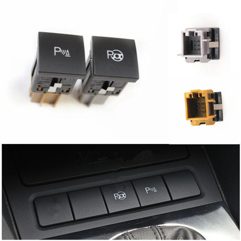 Interruptor de ajuste de estacionamiento automático para coche, Accesorio de Control de estacionamiento automático, PDC OPS, botón de Radar para VW Jetta Golf 6 MK6 ► Foto 1/6