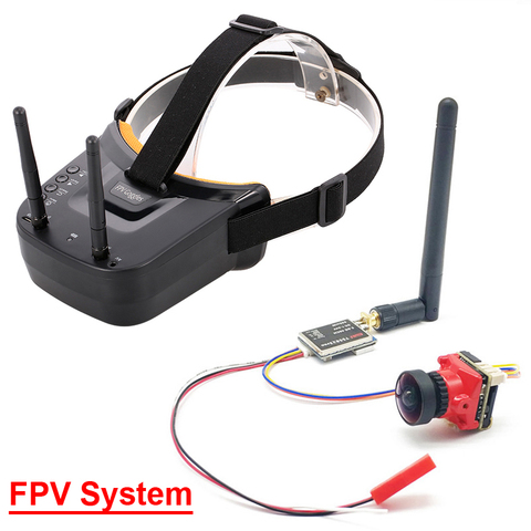 Gafas de vídeo FPV de 3 pulgadas, lentes HD y lente de 5,8mm Starlight HDR 1200TVL fpv cámara para RC, 1,66G, 40 canales ► Foto 1/6