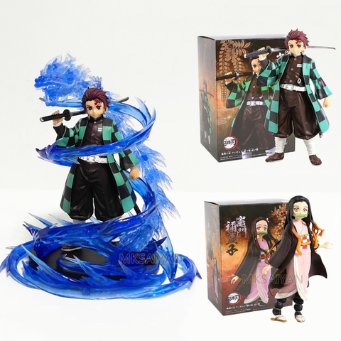 Demon Slayer-figuras de acción de Kimetsu no Yaiba, modelo de juguete de PVC de efecto Dragón, Kamado, Kamado, Nezuko ► Foto 1/6