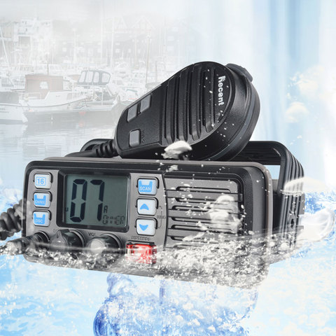 Walkie-talkie de banda marina de alta potencia, 25W, VHF, impermeable, Radio marina, flotador de mar, Ham, Inter-phone, RS-507M ► Foto 1/6