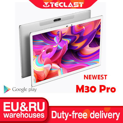 Teclast-Tableta M30 Pro de 10,1 pulgadas, P60, 8 núcleos, 4GB de RAM, 128GB ROM, Android 10, PC, 1920x1200, IPS, 4G, llamadas, Wifi Dual, GPS ► Foto 1/6