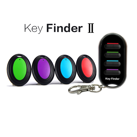 Llave inalámbricas Finder Anti-Perdida de alarma llavero de linterna de luz LED clave bolso de equipaje llave RF localizador artículo rastreador DZGOGO ► Foto 1/6